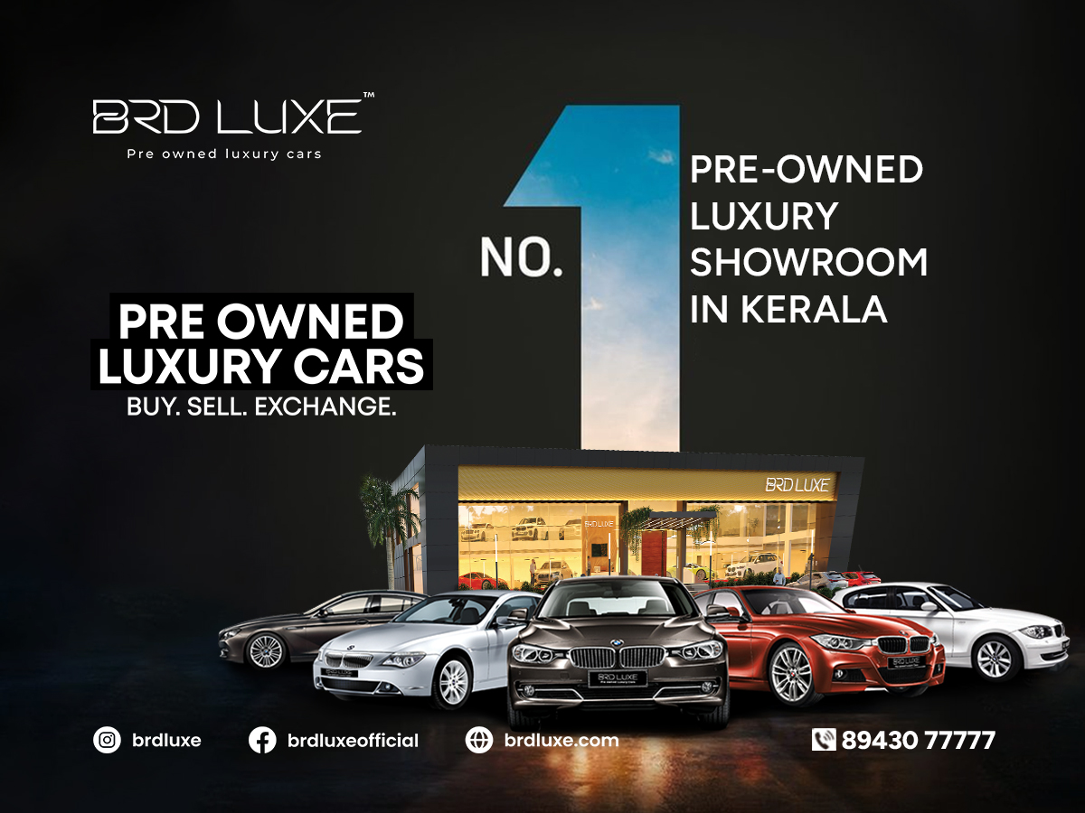We are the No 1 pre-owned luxury car showroom in Kerala