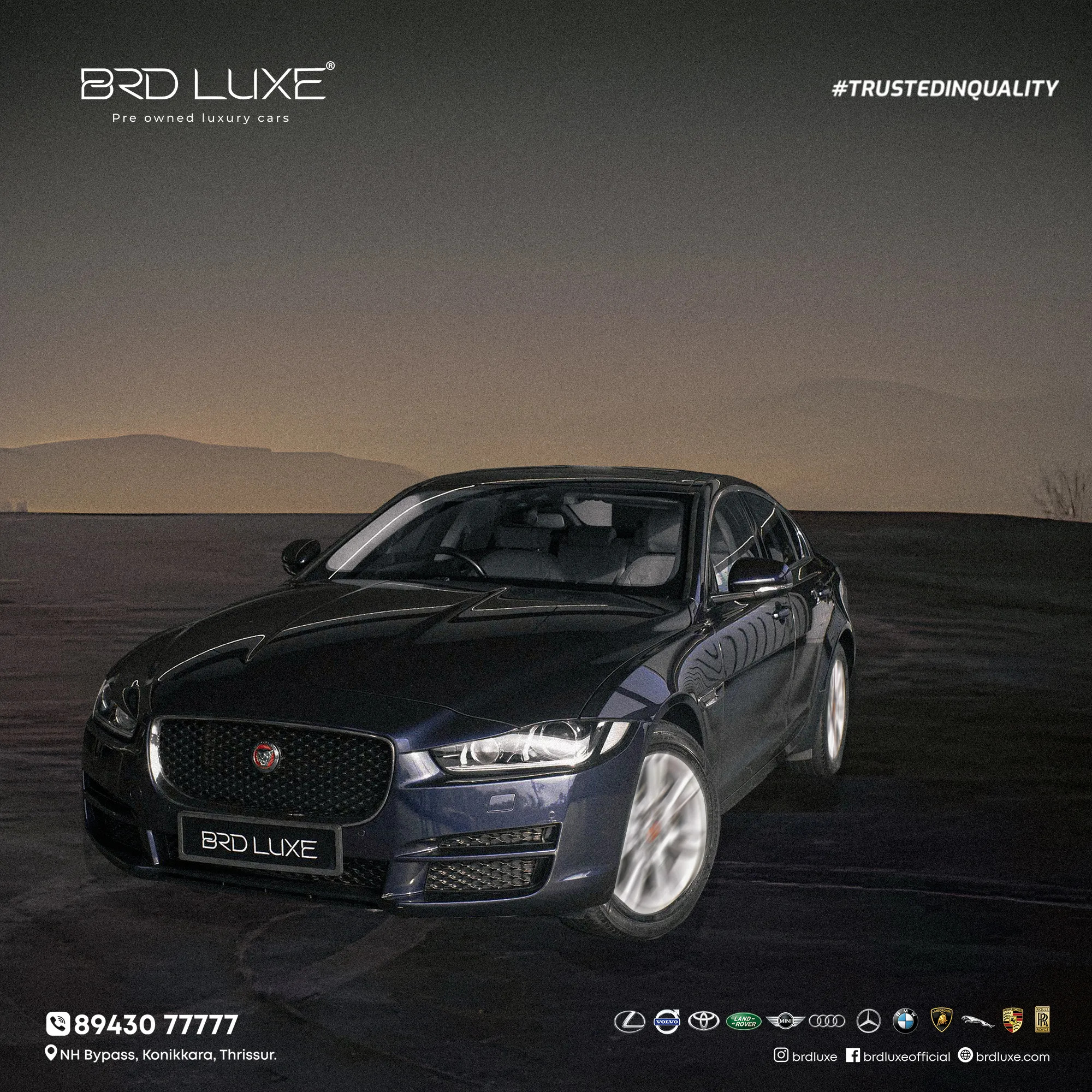 Used jaguar XE in Kerala   Jaguar XE used cars   Jaguar XE price in Kerala second hand   Jaguar XE for sale near me   Pre owned Jaguar XE   Certified pre owned Jaguar XE   Jaguar XE used for sale   Jaguar XE used Kerala   BRD Luxe Pre-Owned Luxury Cars Showroom
