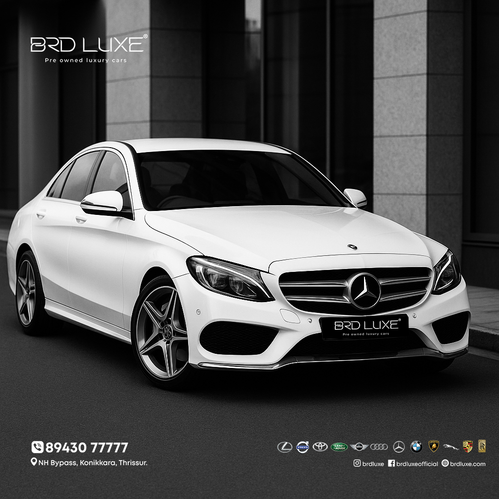 2017 Mercedes-Benz C Class Used Kerala Model at ₹34.6 Lakhs – A Premium Pre-Owned